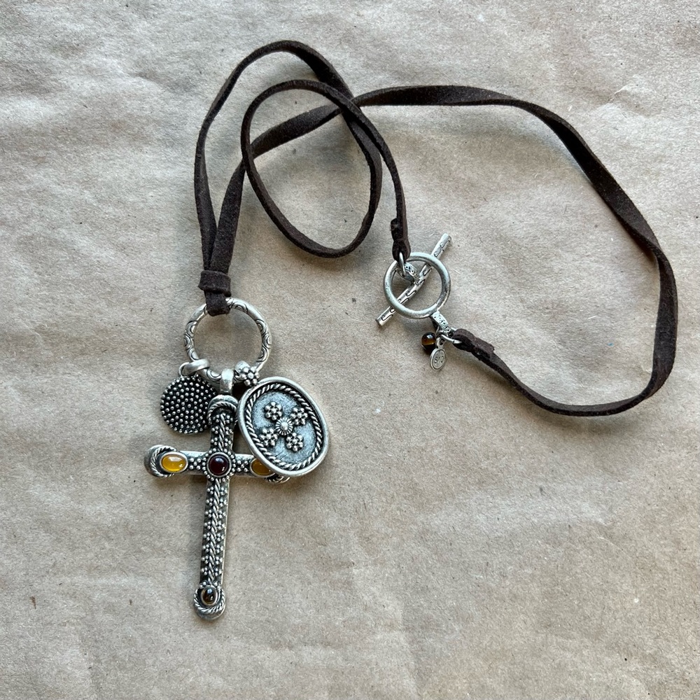 Cross and Charms Necklace
